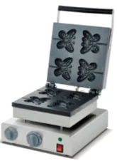 Butterfly waffle baker