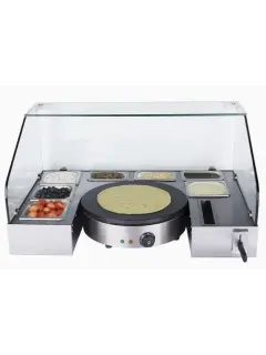 آلة صنع الكريب - Crepe marker with serving station
